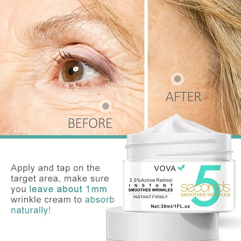 5 Seconds Wrinkle Remove Instant Face Cream Skin Tightening Anti-Aging 30ml