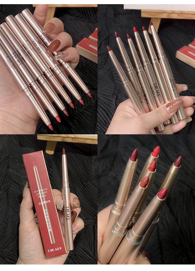 DIKALU Automatic Rotating Lip Liner: The Ultimate Lipstick Tool—Precise Lines, Waterproof, Moisturizing, and Long-Lasting