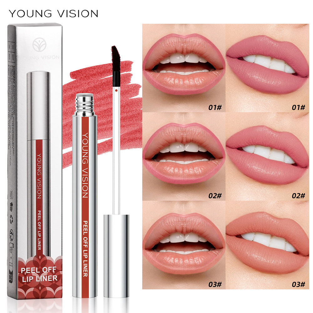 YOUNG VISION Peel-Off Lip Liner: Matte, Smudge-Proof, Precision Lip Liner 3g