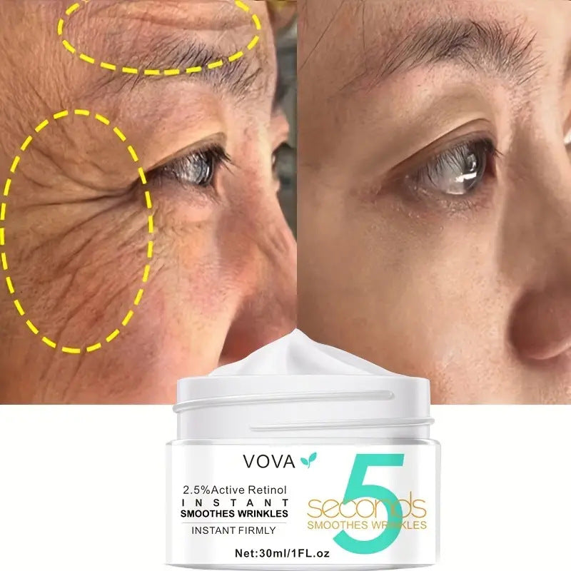 5 Seconds Wrinkle Remove Instant Face Cream Skin Tightening Anti-Aging 30ml