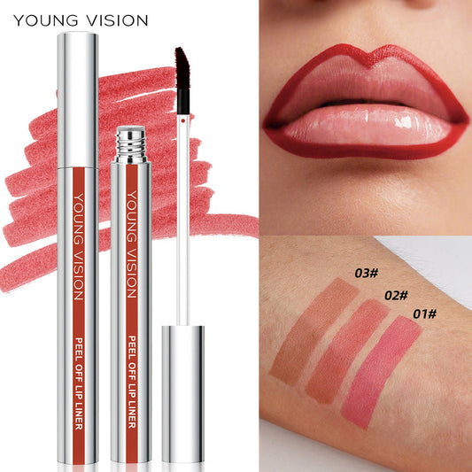 YOUNG VISION Peel-Off Lip Liner: Matte, Smudge-Proof, Precision Lip Liner 3g