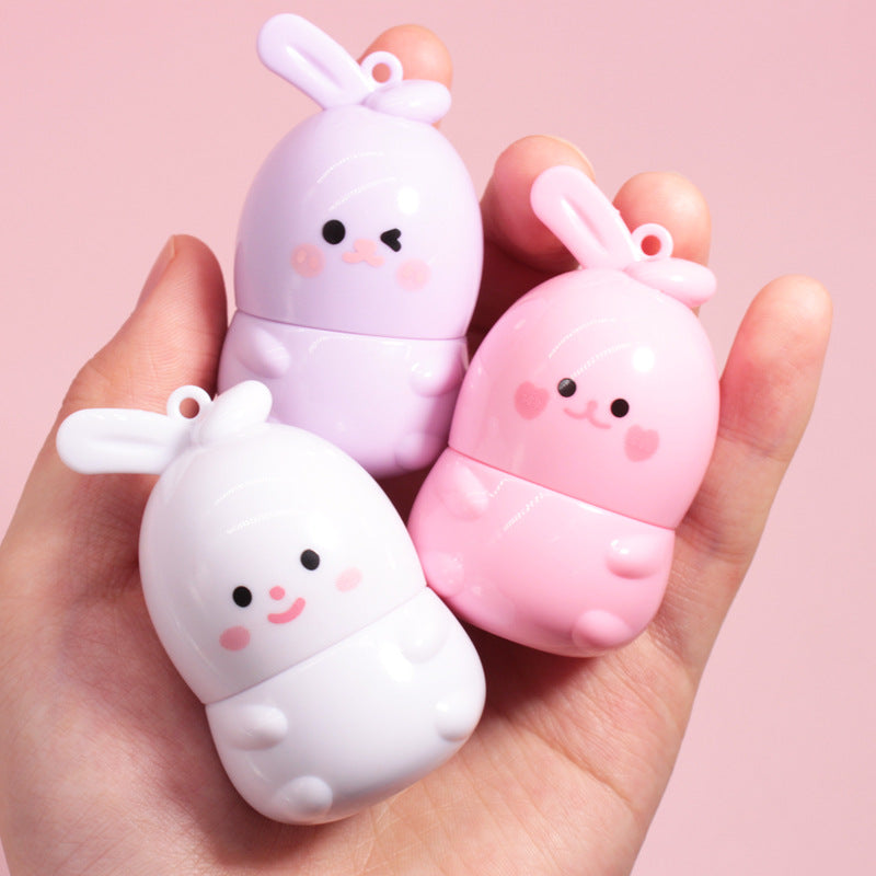 OMGA Bunny Color-Changing Lip Balm: Moisturizing, Hydrating, and Nourishing Lip Balm—Waterproof, Crack-Resistant, and Temperature-Sensitive Lipstick 3.5g