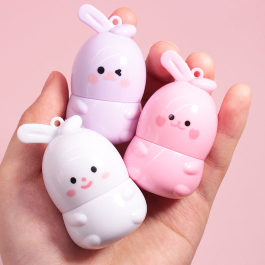 OMGA Bunny Color-Changing Lip Balm: Moisturizing, Hydrating, and Nourishing Lip Balm—Waterproof, Crack-Resistant, and Temperature-Sensitive Lipstick 3.5g