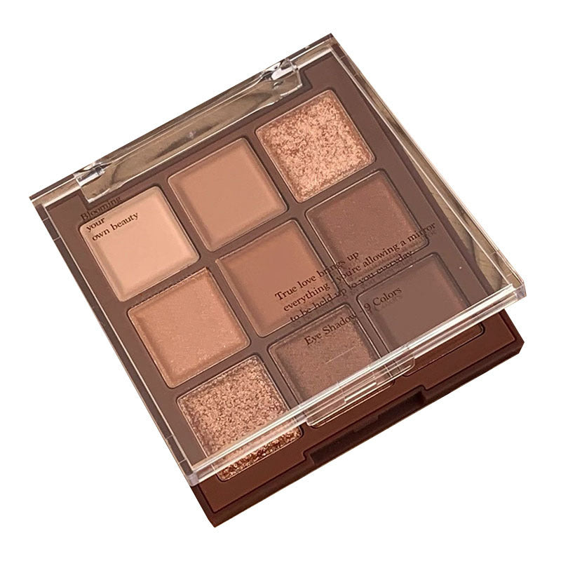 DIKALU Sparkling Gemstone 9-Color Eyeshadow Palette: Shimmer & Matte, Long-Lasting, Everyday Makeup, Affordable Eyeshadow Palette