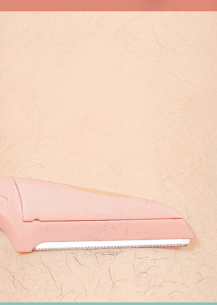 GECOMO Scratch-Off Folding Eyebrow Trimmer: Smooth, Convenient, and Durable with a Close-Up Safety Guard—3-Pack for Beginners