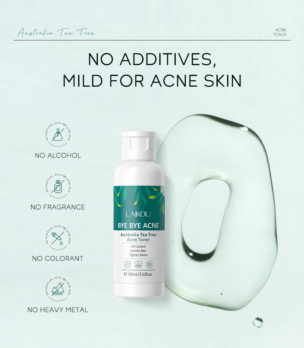 LAIKOU Tea Tree Anti-Acne Toner 100ml: Hydrating and Moisturizing Sk