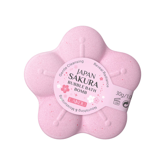 Sakura Bubble Bath Bomb 2.82oz, Gentle Cleansing Body