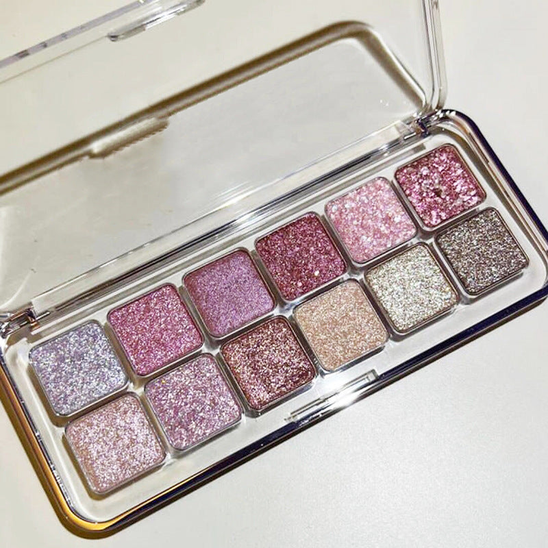 DIKALU 12-Color Eyeshadow Palette: “Raw Neutrals” Matte Earth Tones “Milk Tea” Palette – Authentic Blush